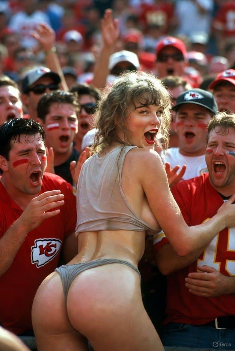 T Swft AI - Chiefs fans grabbing her ass