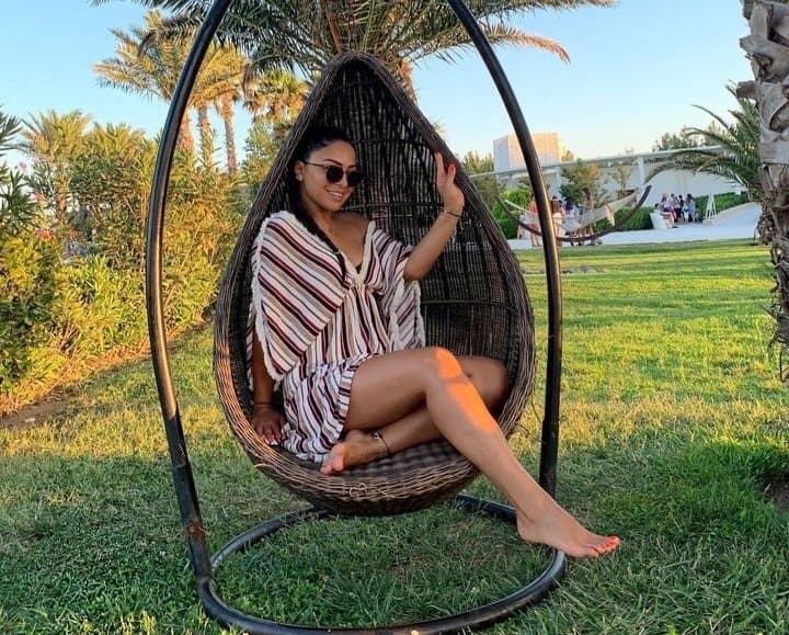 Sexy glamour feet pedicure woman