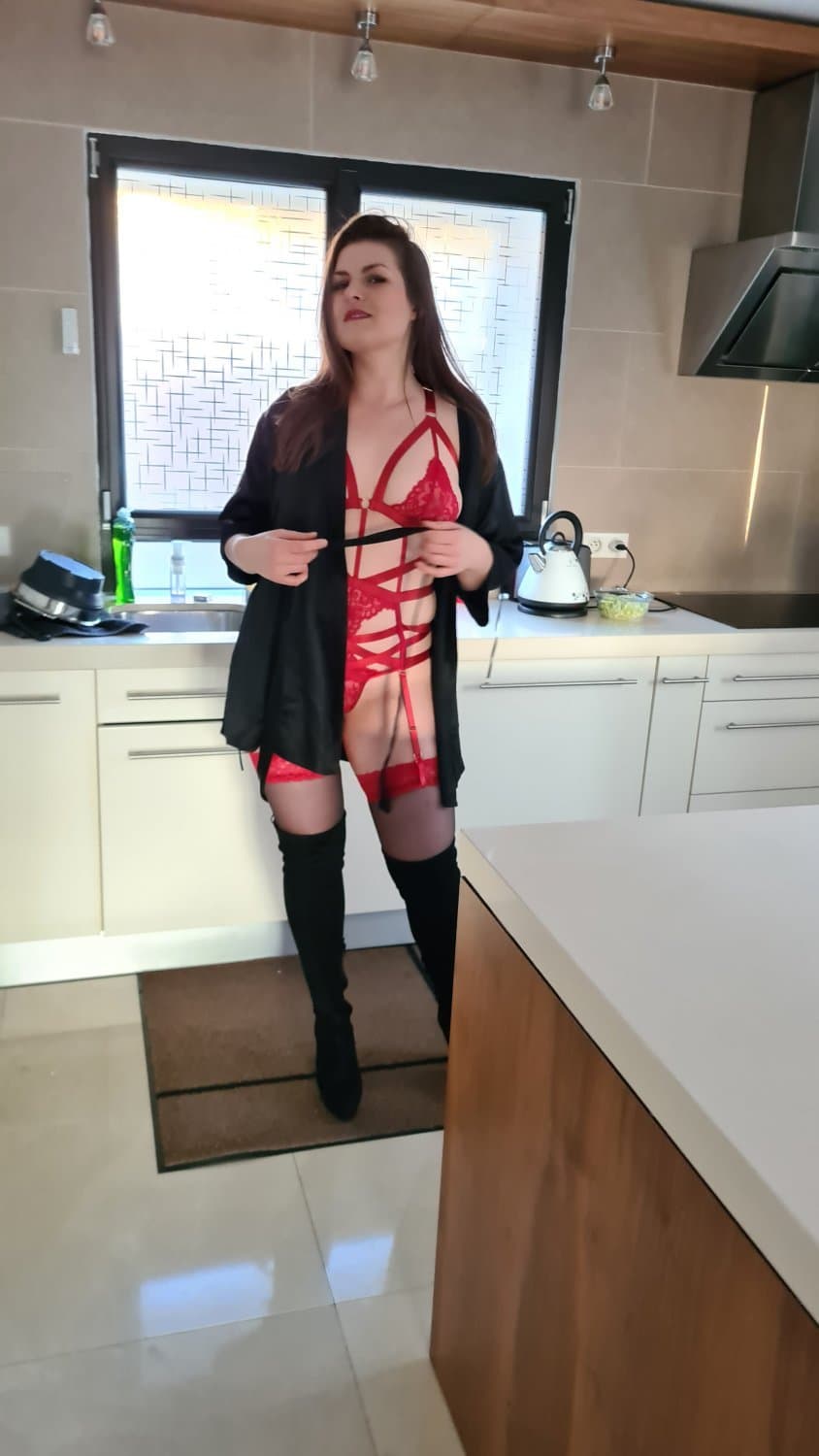 HotWife Whore Martyna L. - Red Lace Lingerie PART 1 - WebSlut from Wroclaw Poland