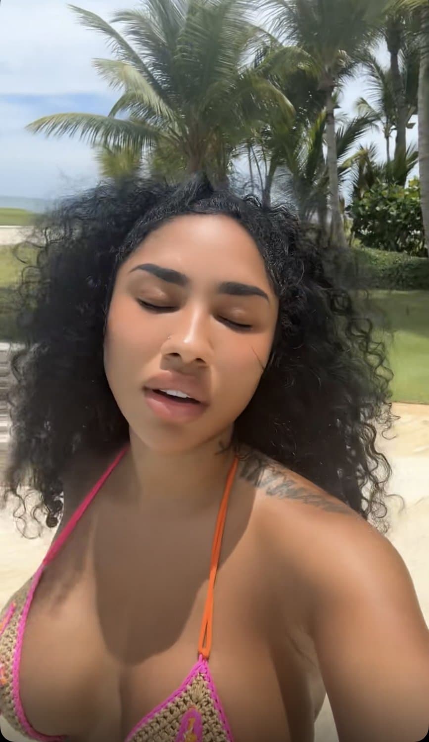 ari fletcher tits busting out bikinis