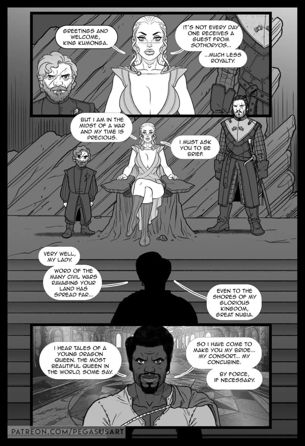 [comic] game of thrones blacked