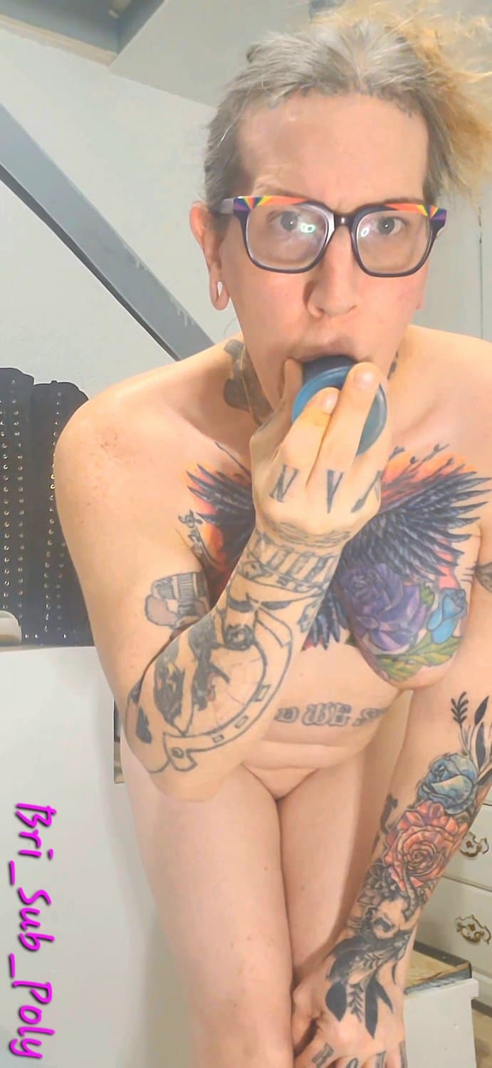 Anything that goes in my ass goes in my mouth after