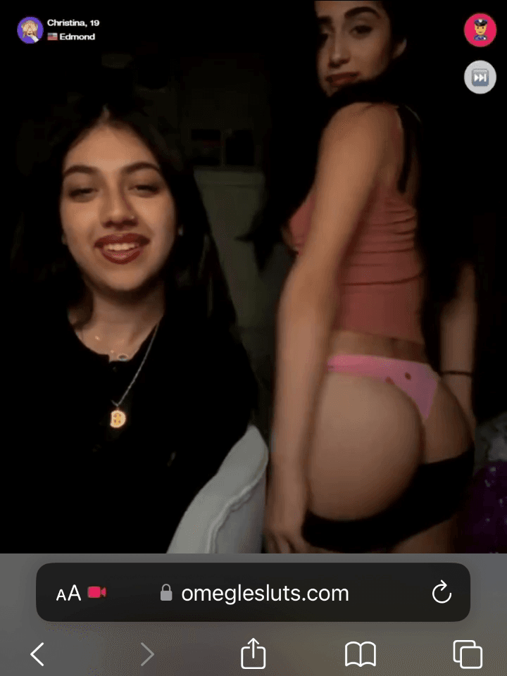 Omegle 2 fine ass latinas get happy when they see bbc on Omegle Sluts