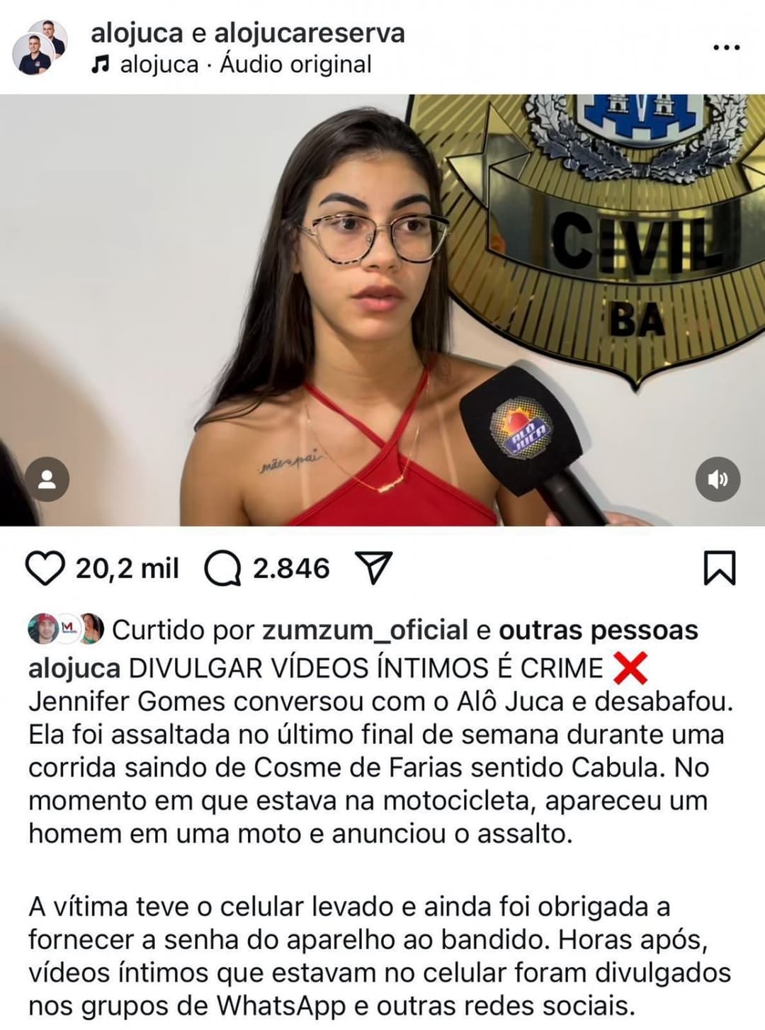 A Magrinha top de Salvador, Jenifer Gomes