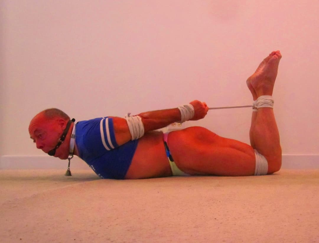 Hogtie Bondage Punishment for an Exhibitionist in a Thong