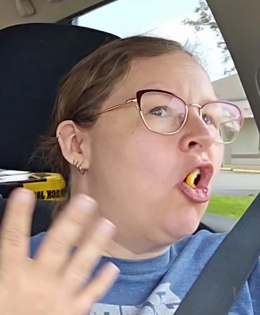 Fat Pig Amber Stuffing her fat face