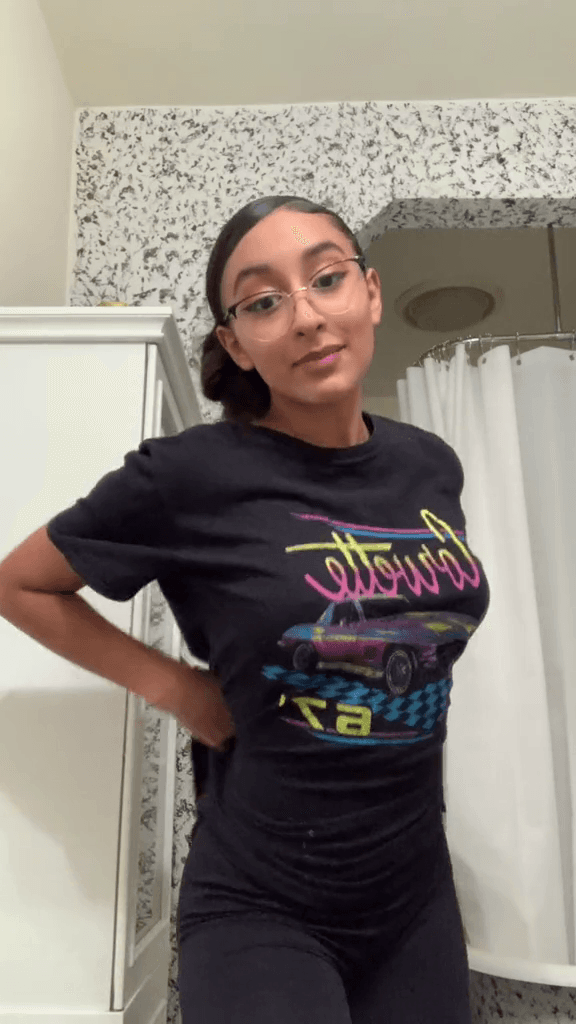 cathalyne - her tight brown butthole having something shoved up it, imagine her reaction