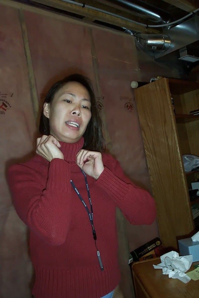 Asian wife, stripped of innocence and shared