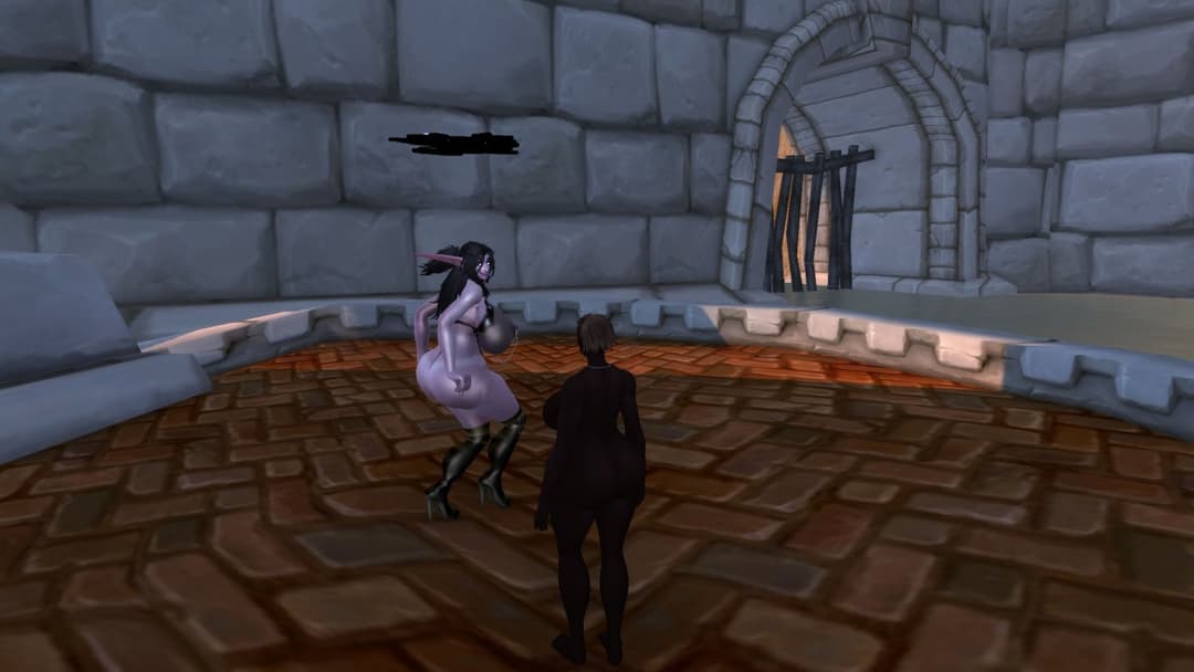 SPADED elven BANBAIT gets leashed and cleaned out