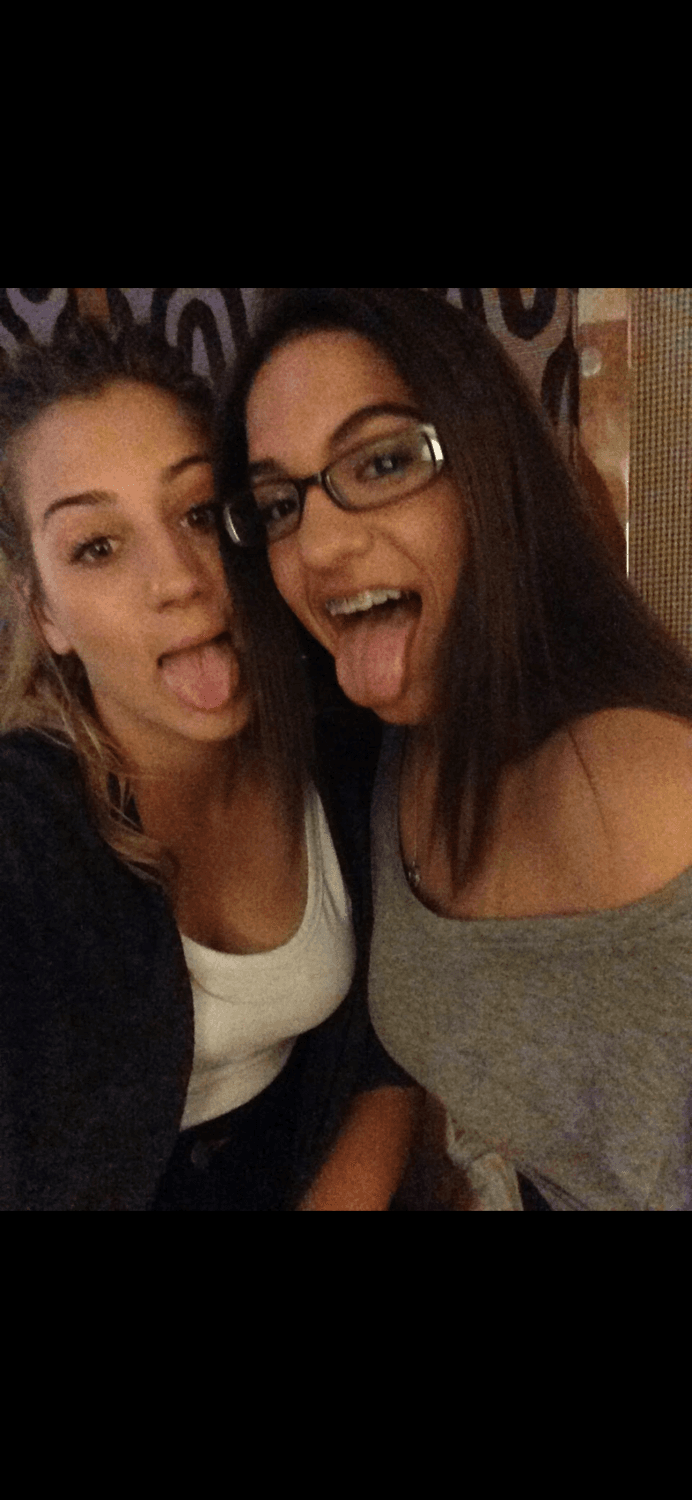 Best friends Jessi and Bella love taking pictures together