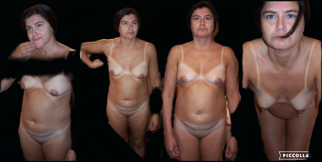 Marilyn enjoys being totally nude for you to see her body.