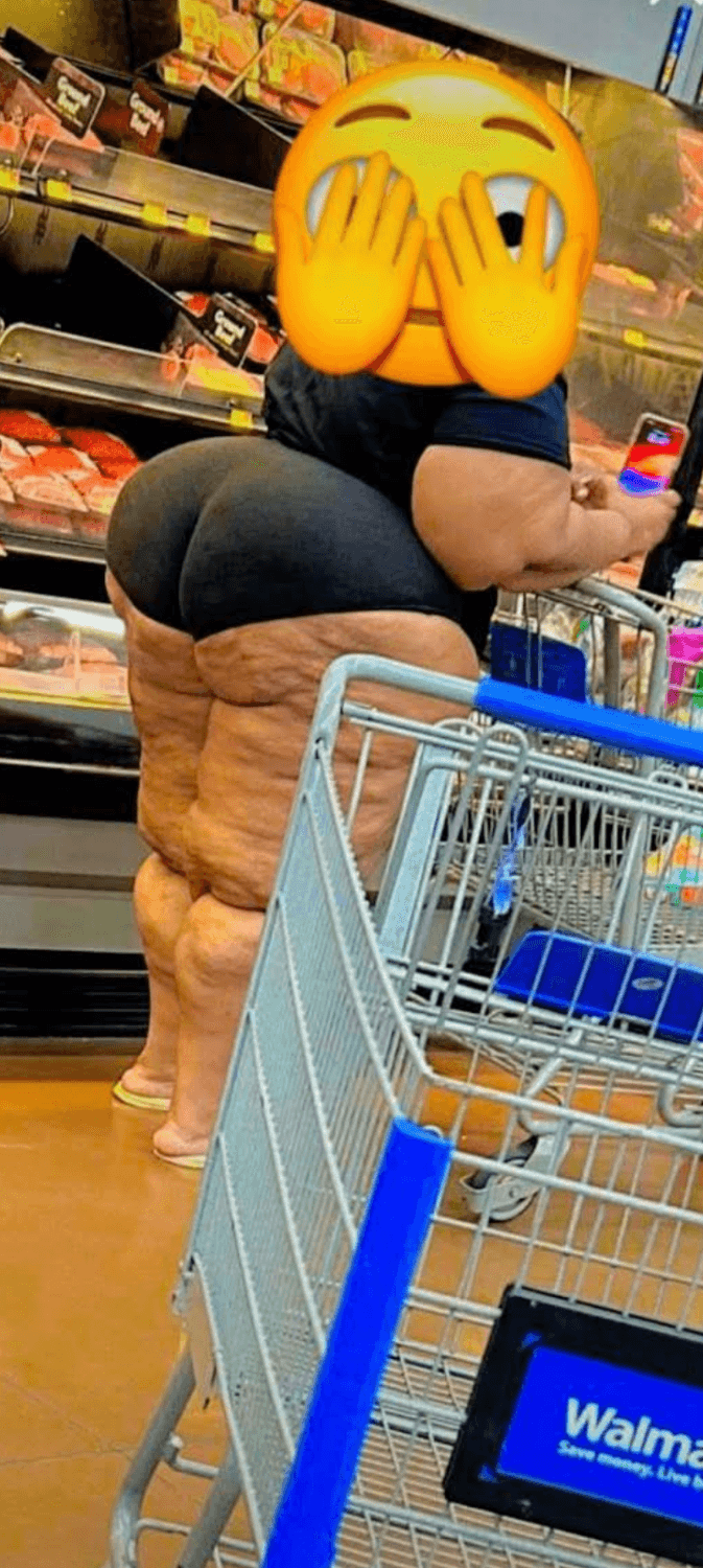 Stupid booty Bbw goon meat