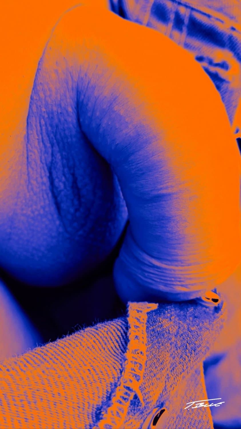 three colored dicks and one in black and white