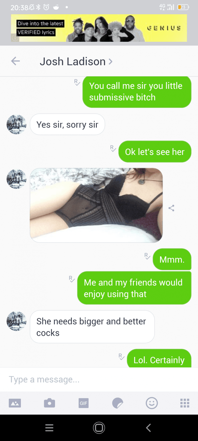 Owned Scottish husband shares his wife. Kik included
