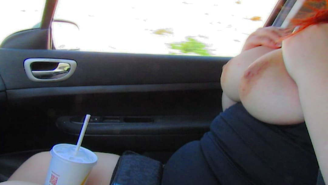 Gordita española exhibicionista