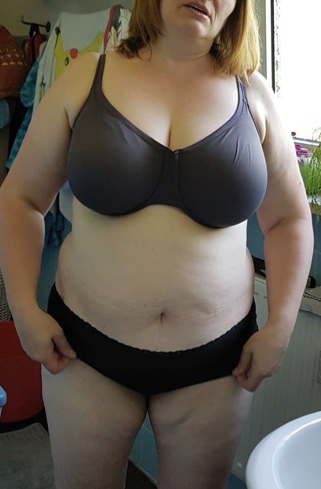 German chubby BBW showing big tits and pussy outdoor in garden - comment her