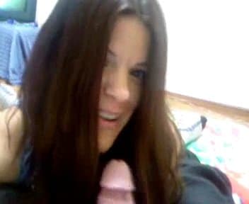 Horny wife sucking dick amateur pussy