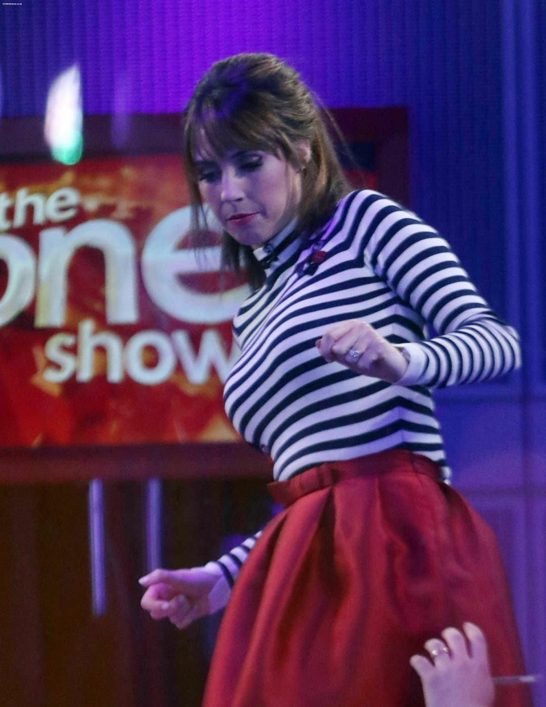 Click to view full size Busty TV presenter Alex Jones. Part 9