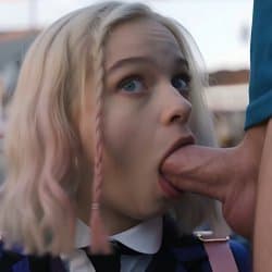 Enid Sinclair blowjob