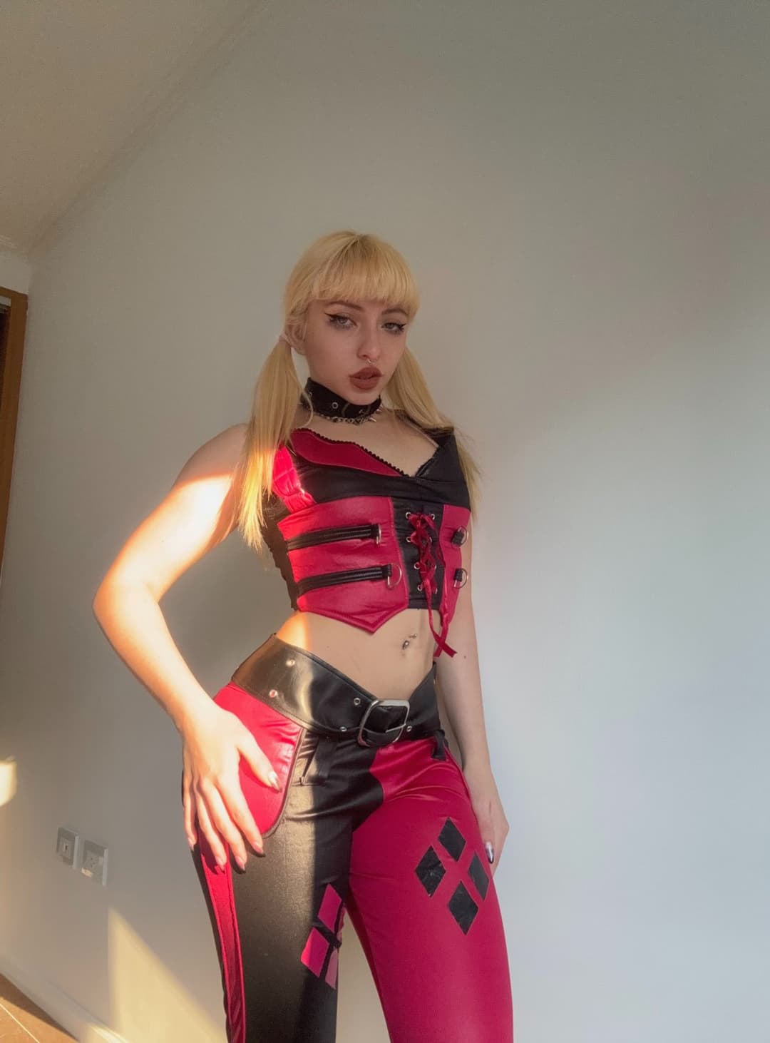 Still wearing your collar. Still thinking about your hands