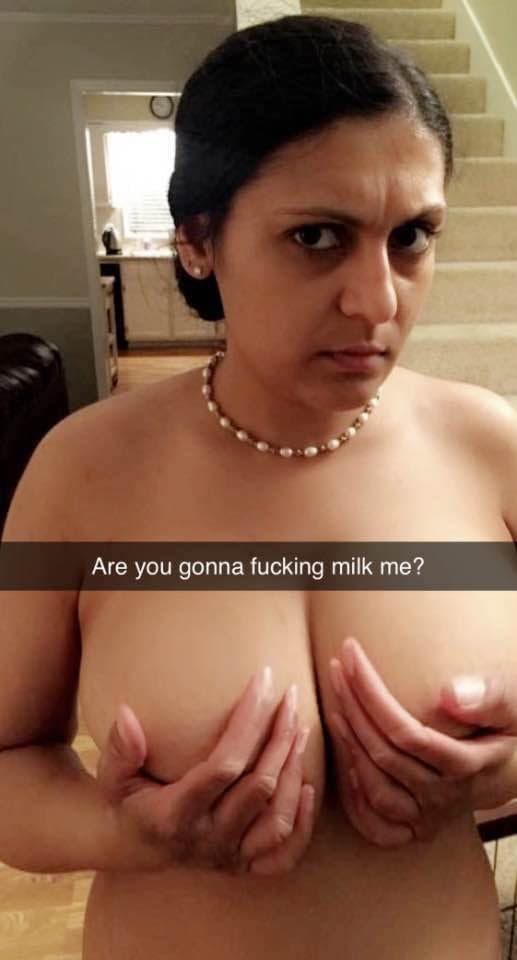 Busty Indian hotwife Tusi Patels milky udders