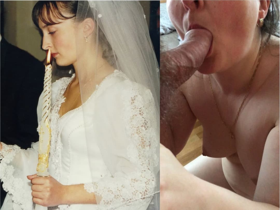 Bride before after