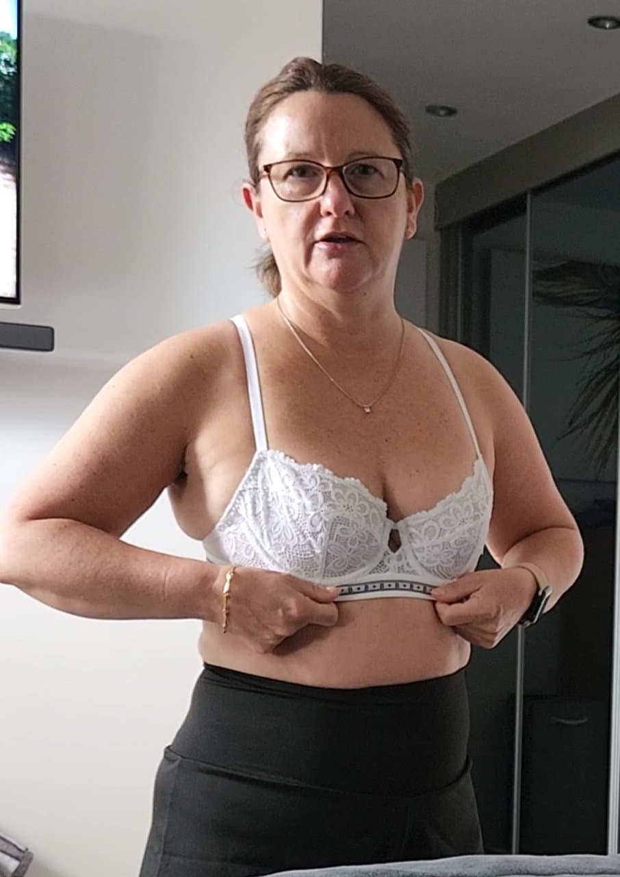 Making my shy wife reluctantly pop her little boobs out on camera. Which do you want to see?