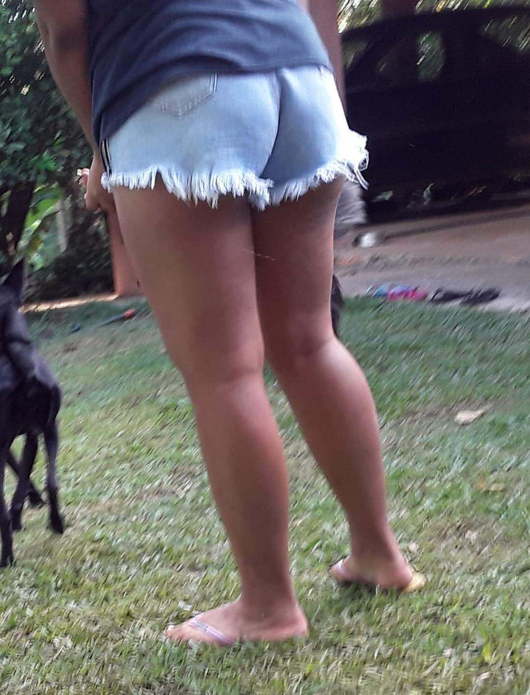 Morena Rabuda deliciosa com seu Shortinhos Safado