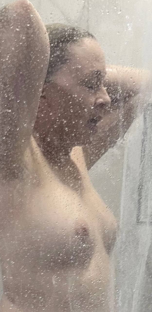 Check out the new shower vs the old shower!