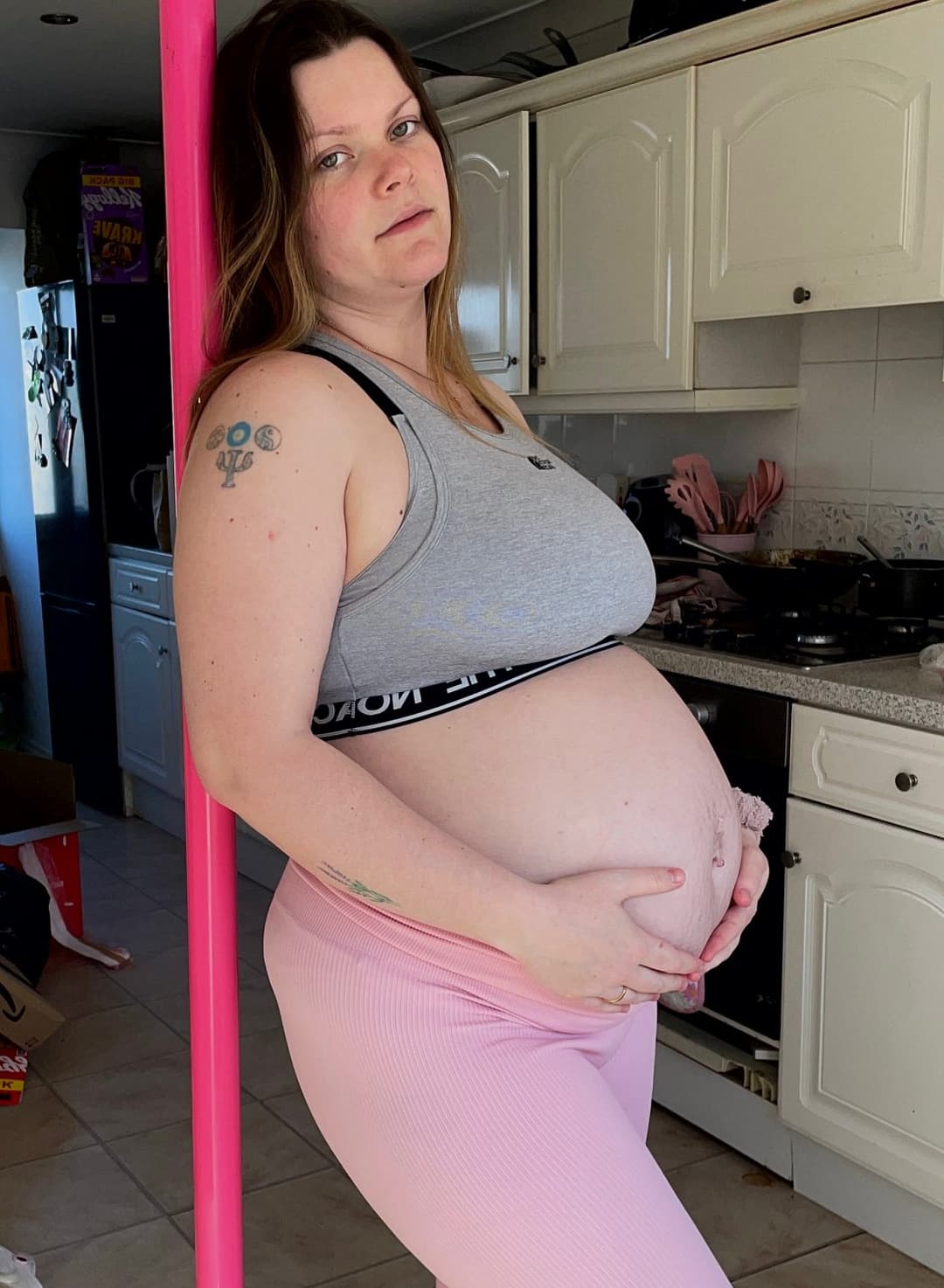 Very nice to rub a pregnant belly