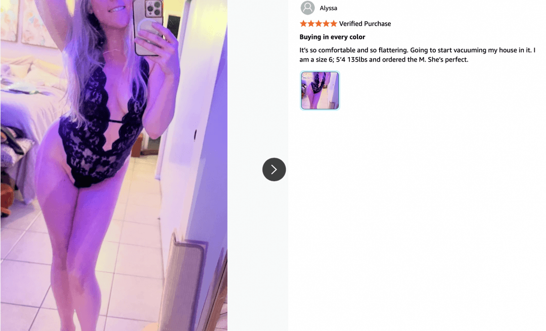 Amateur Amazon Lingerie Reviews Vol. 5