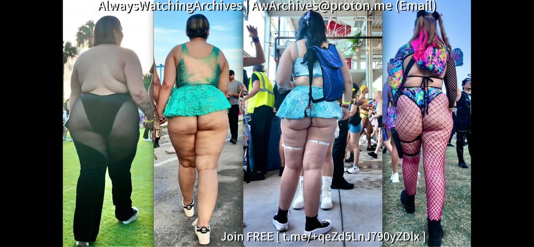 Candid Rave Sluts Pt. 1 : Join Free Tele to purchase vid$