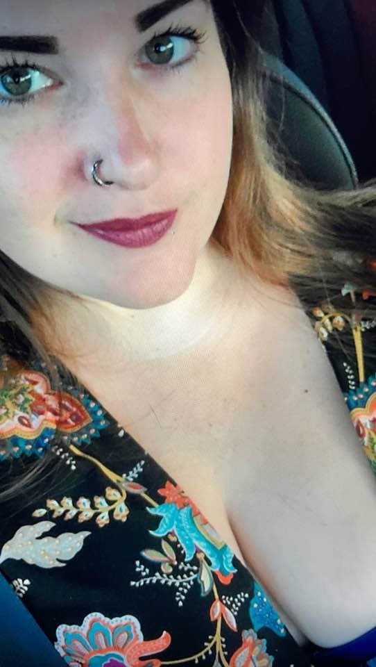 More of slut Emma on her way to work