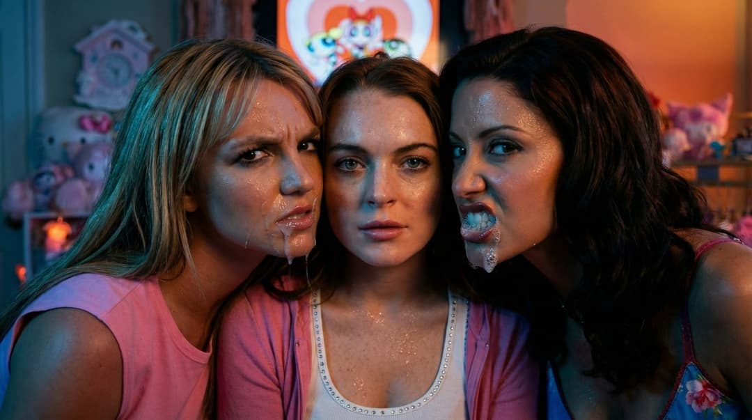 AI Celebs: The Sleepover - (Starring. Millie Bobby Brown, Jamie Lee Curtis, Lindsay Lohan) Preview