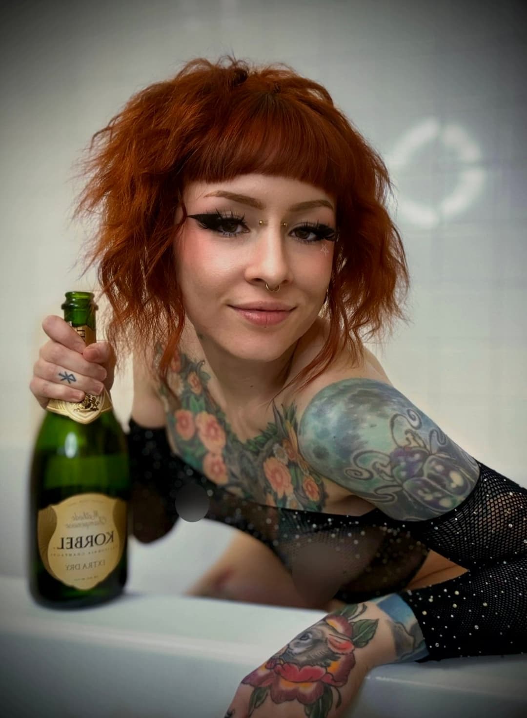 Smiling because I can’t wait to make you lick your toilet seat