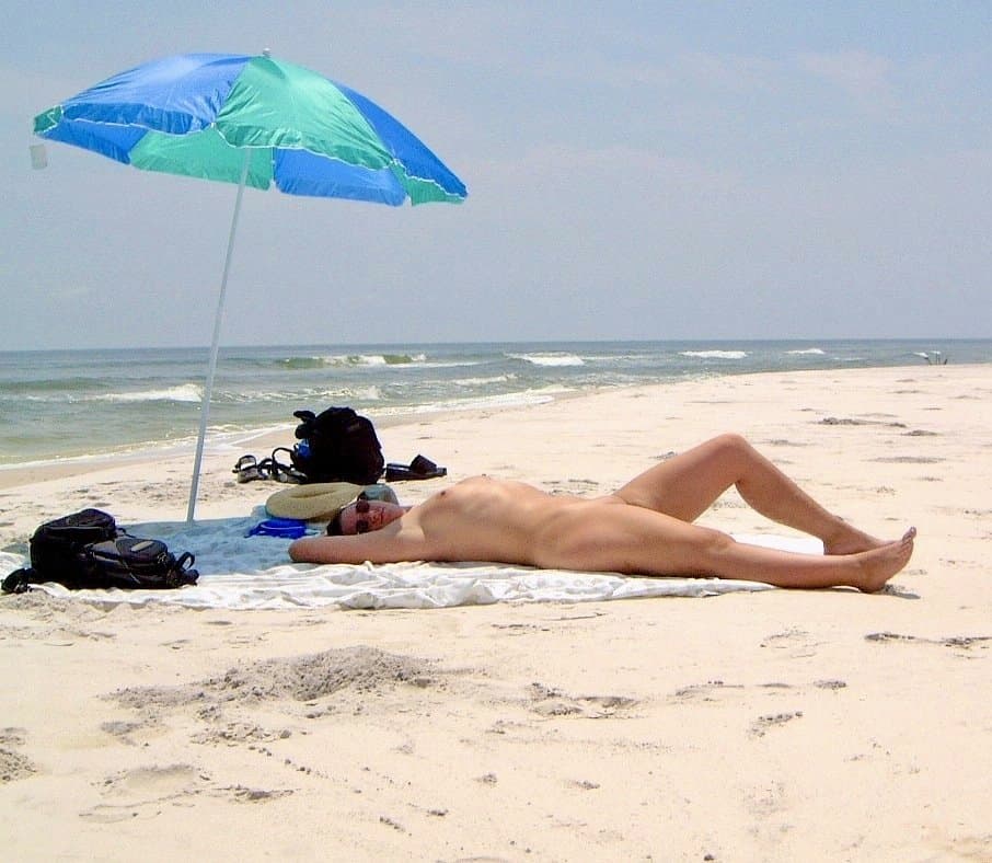 Jill from Iowa Nude on Ship Island