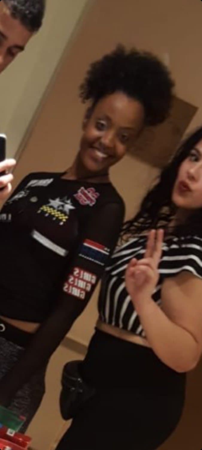 Afro puff African big booty