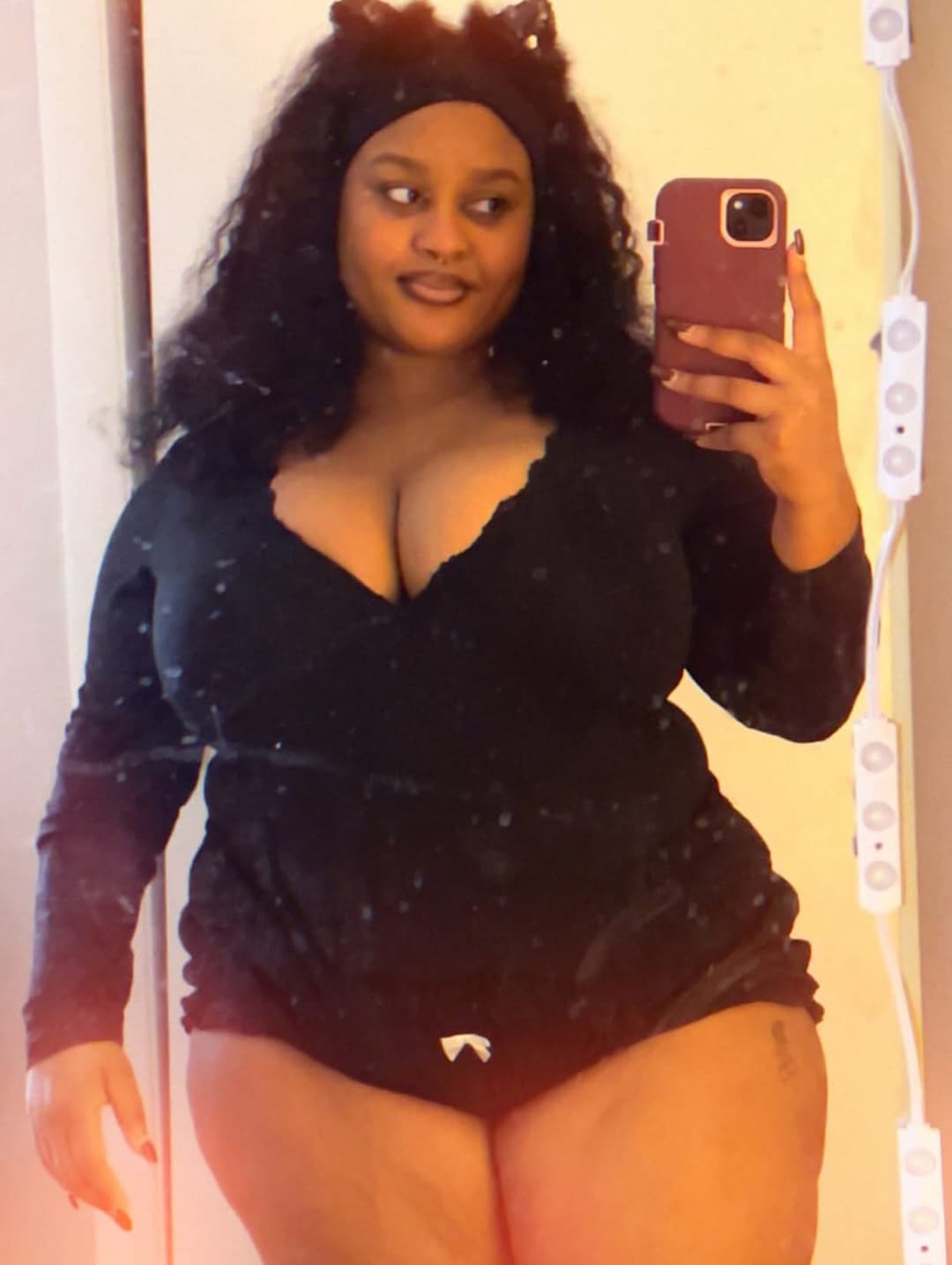 SEXY CURVY THICK EBONY BBW BIG BOOBS & BIG OLE ASS BOOTY