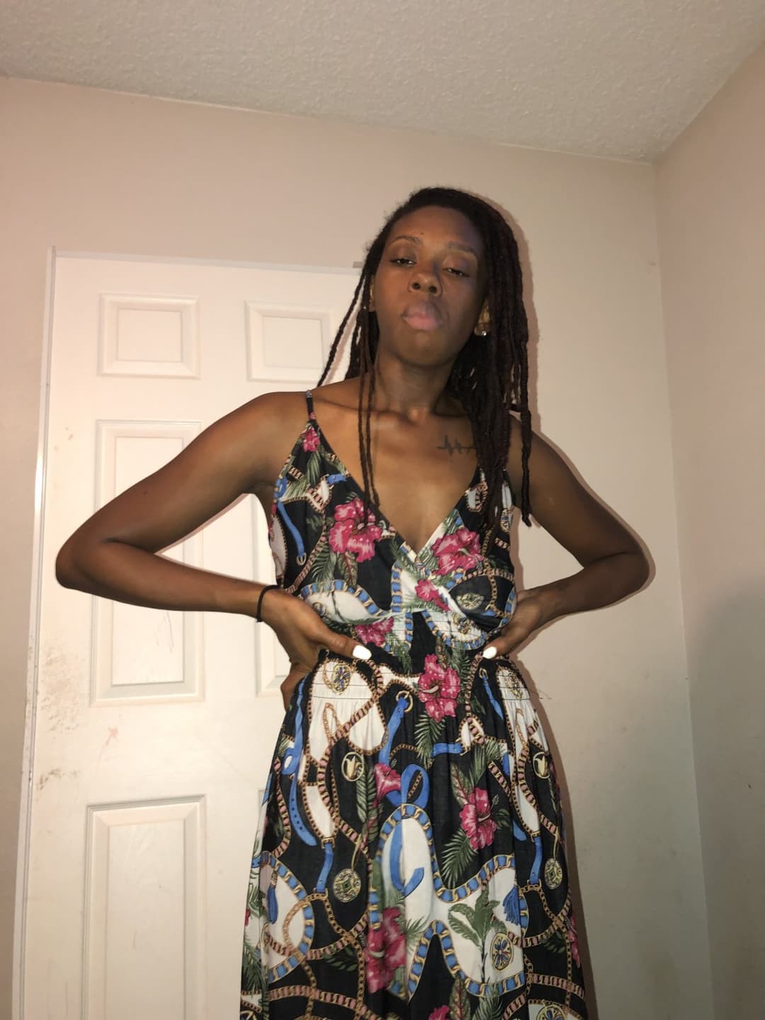Wife in a dress (off guard)