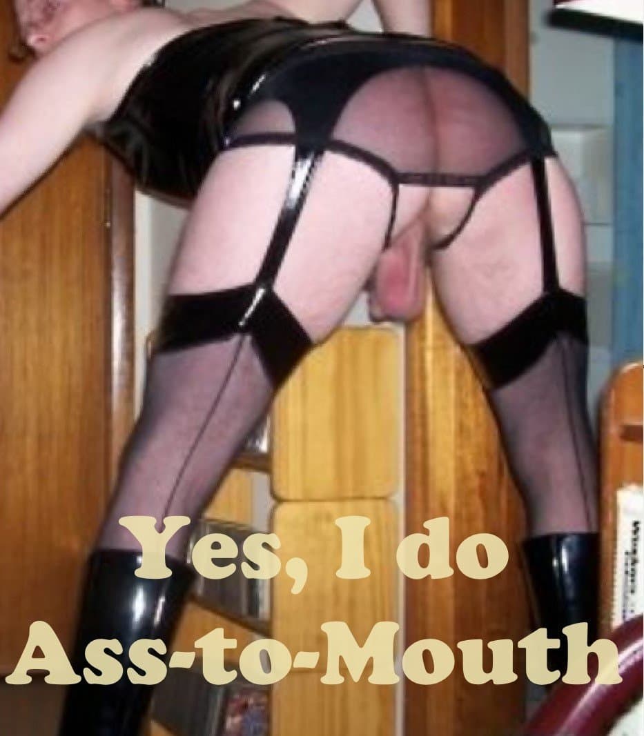 Andy Burt in Crotchless Panties