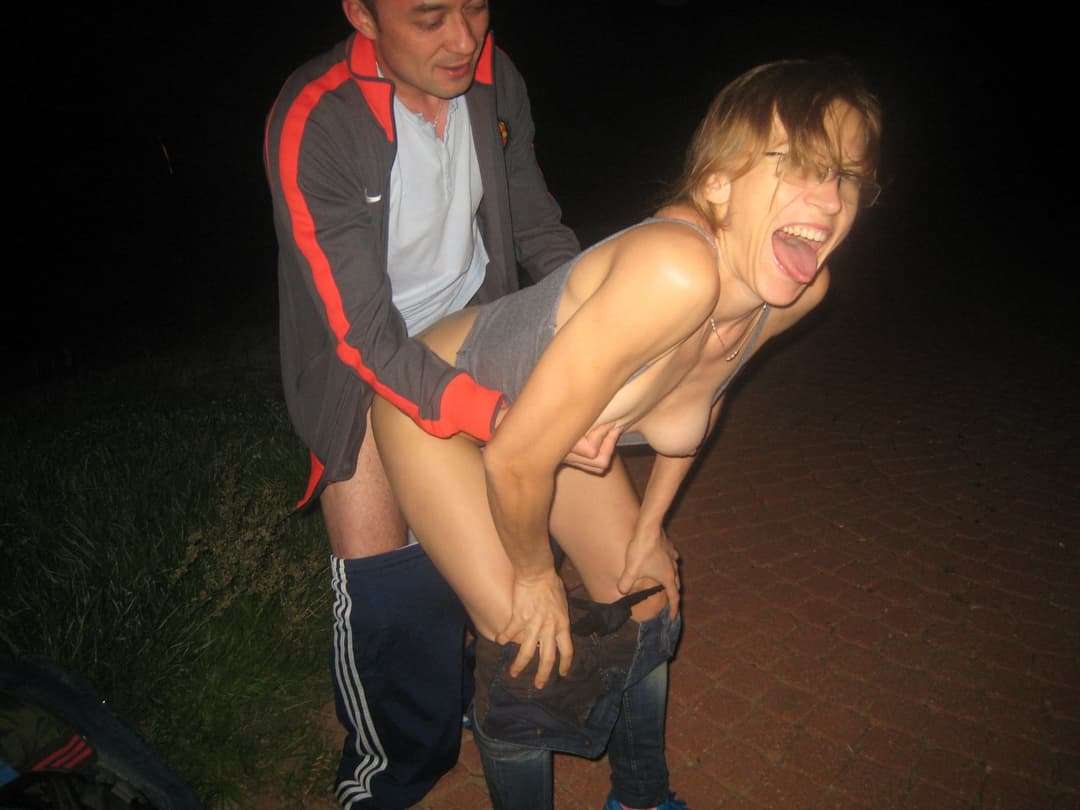 Irina Public and Outdoor Dogging Whore Wife 36