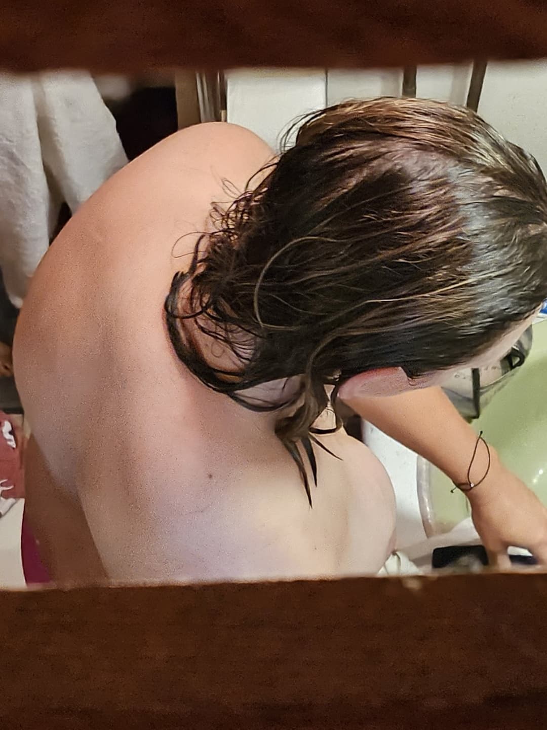 Milf Cousin Spied After Shower 01
