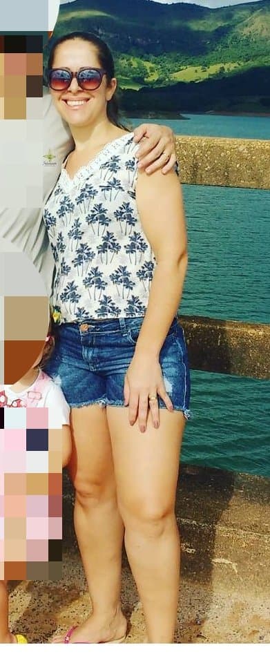 Click to view full size Hot slut chubby blonde mom whore wife Claudilene Rios puta casada loira gorda mamãe