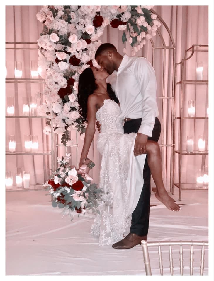 Fitness Couple having fun dark nipples