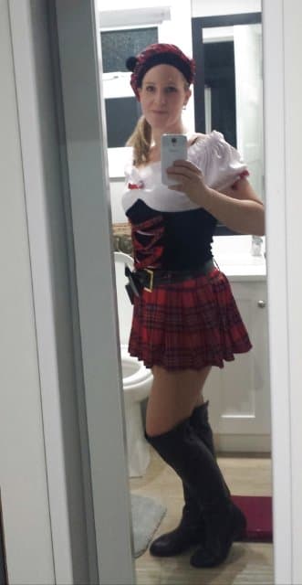 Blonde shared wife. Swingers.