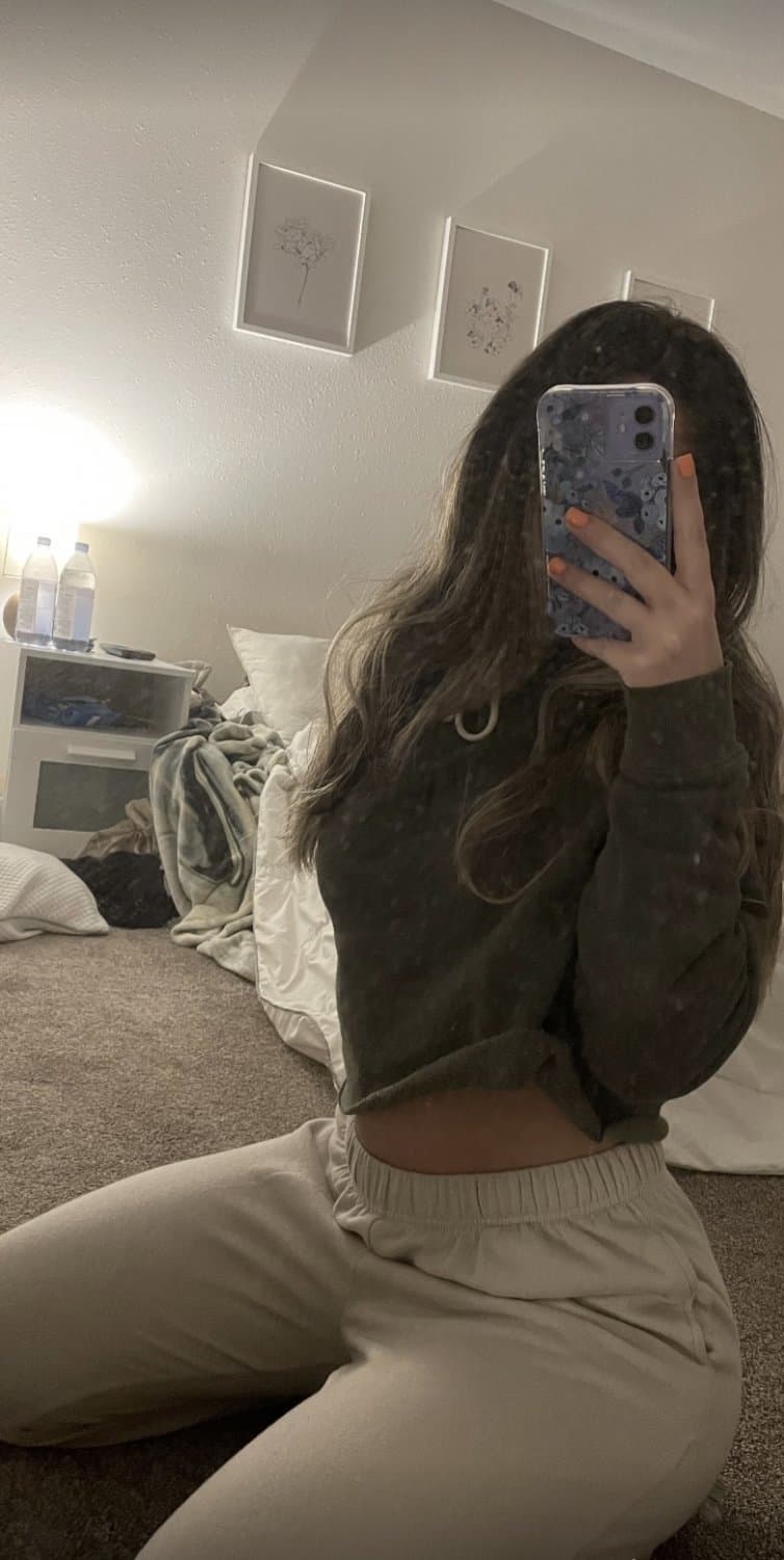 Cute hometown girl giving a guy head for her OF page