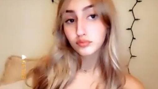 Click to view full size skinny slut touches pussy