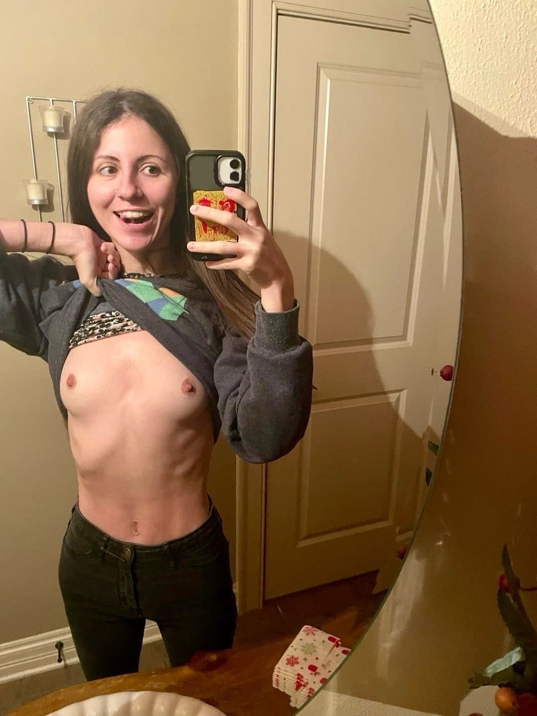 Skinny Flat Chested Sexy Slut