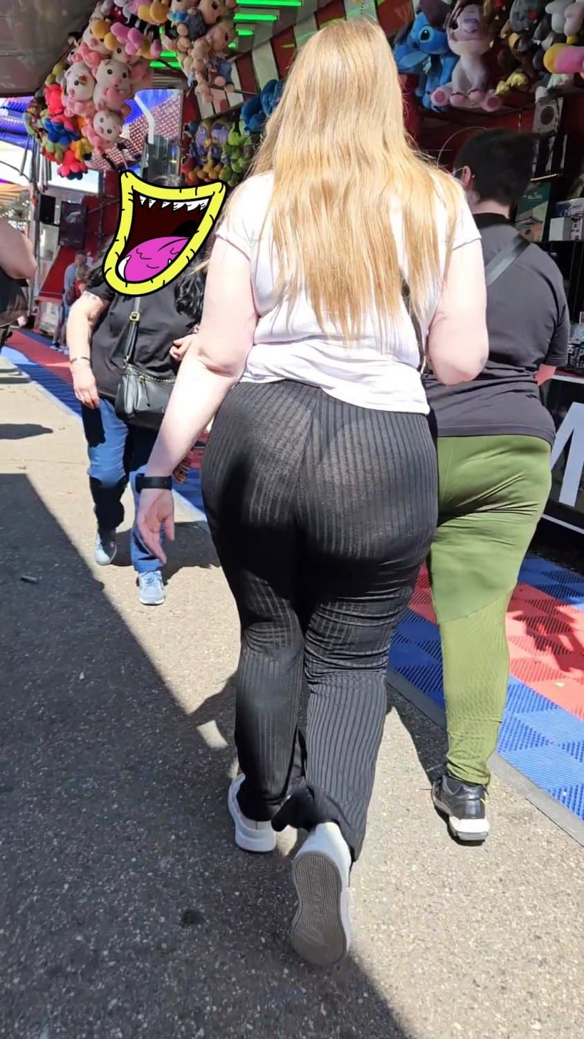 Candid bbw insane huge ass see through? #hidden cam #spy #candid
