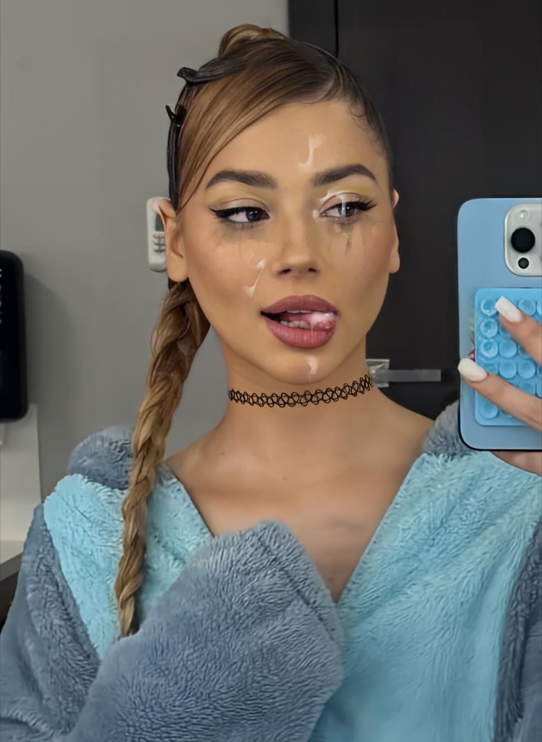 Julia Żugaj facial (Digital Drawing)